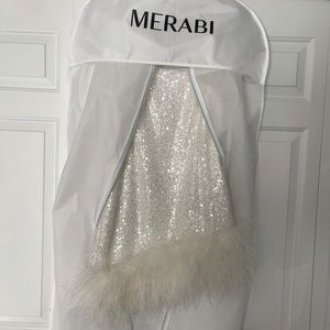 Nadine Merabi Evie White Dress Size S (4)